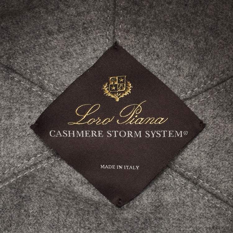 Pre Owned Loro Piana Red Cashmere Storm System Baseball Cap S
