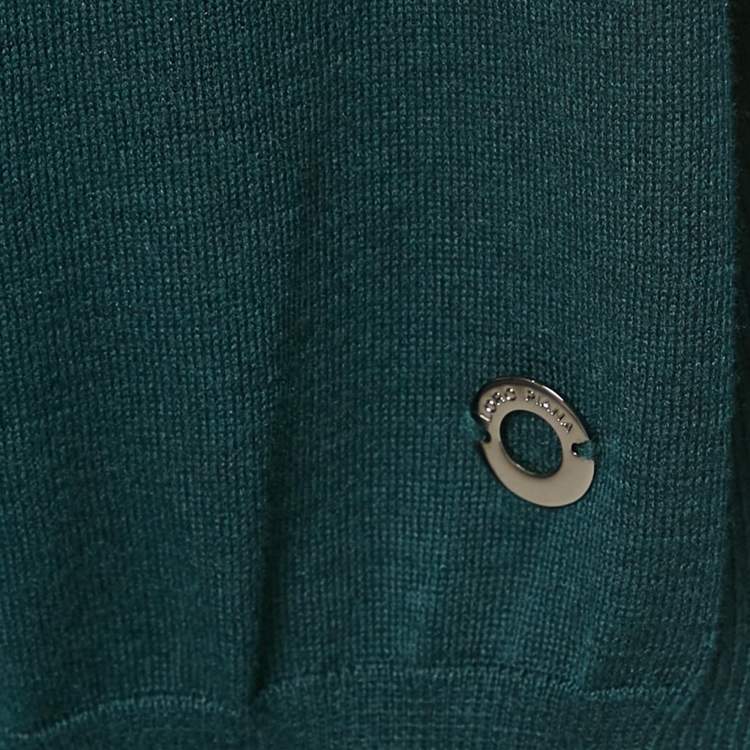 Pre Owned Loro Piana Blue Silk Blend Knit Sleeveless Top M