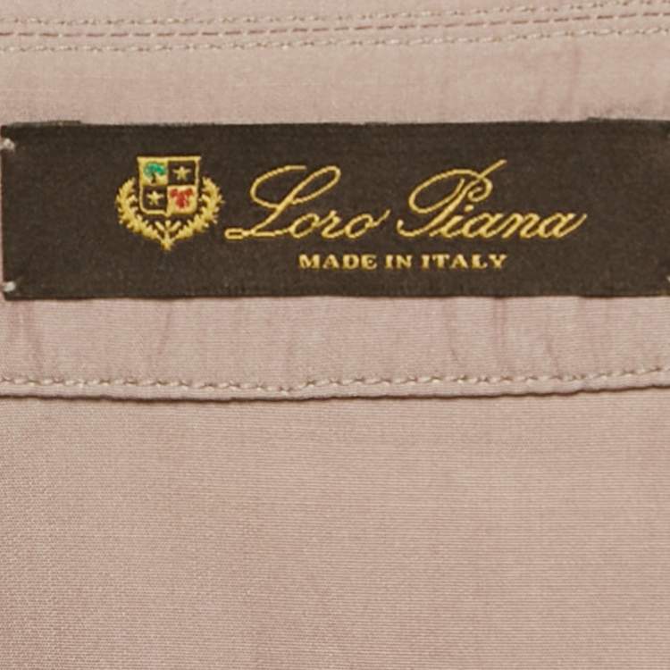 مملوكة مسبقًا Loro Piana Pink Cotton Short Dress M