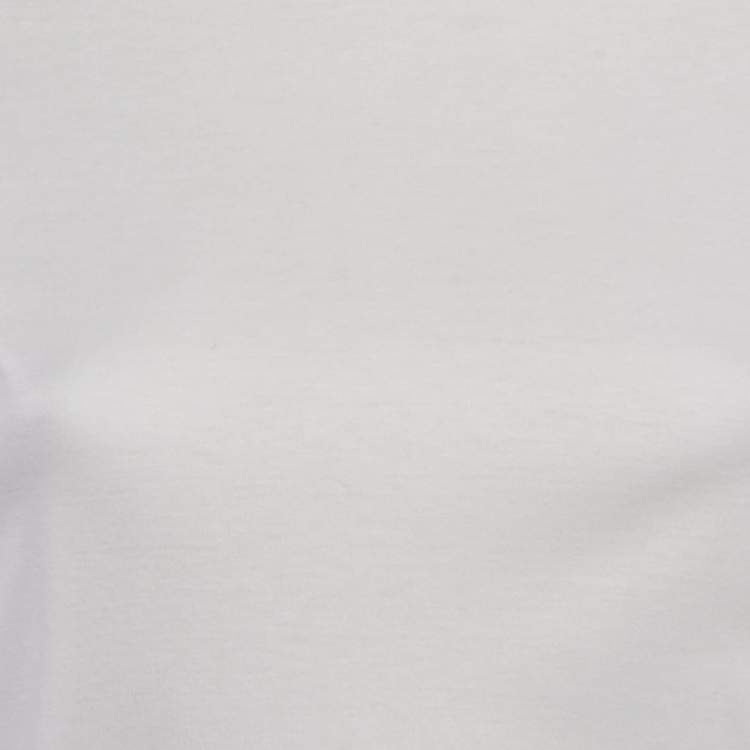 Pre Owned Loro Piana White Cotton Jersey Crew Neck T-Shirt XS