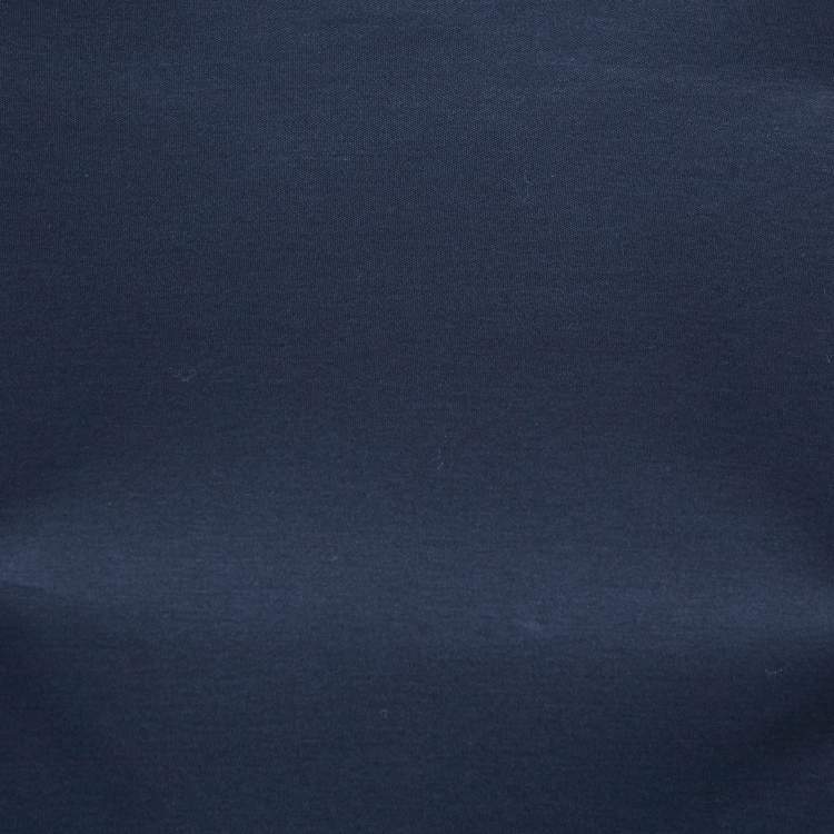 Pre Owned Loro Piana Navy Blue Jersey Crewneck T-Shirt S