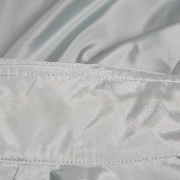 مملوكة مسبقًا Loro Piana Light Blue Silk Voyager Jacket S