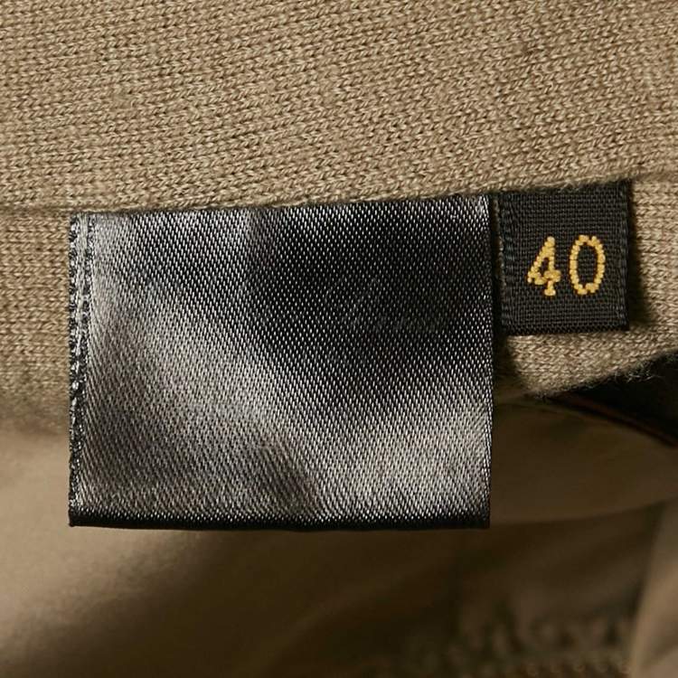 Pre Owned Loro Piana Beige Nylon Concealed Hood Traveler Jacket S