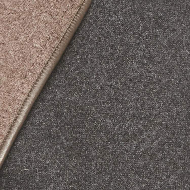 Pre Owned جاكيت لورو بيانا كشمير بني/رمادي للأطفال جيمي مقاس صغير