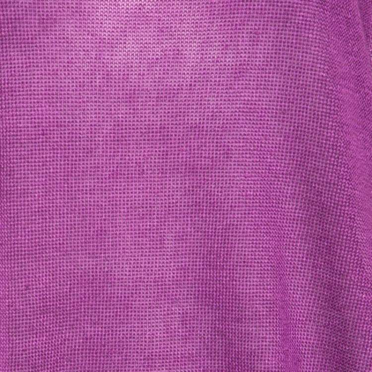 Pre Owned Loro Piana Purple Linen and Silk Sweater M