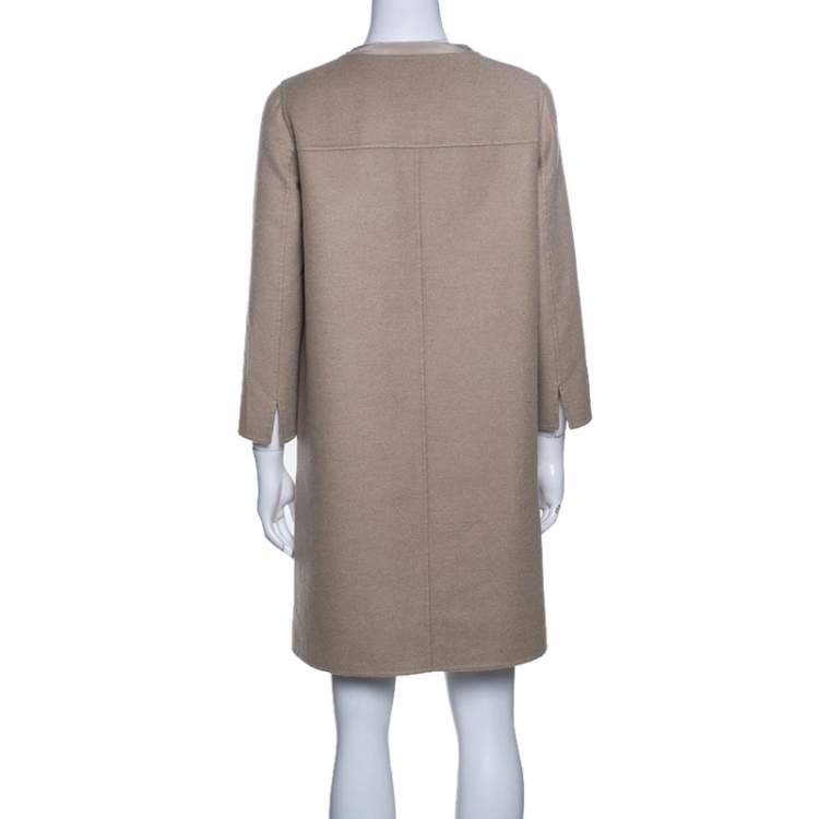 Pre Owned Loro Piana Camel Beige Cashmere Tunic S