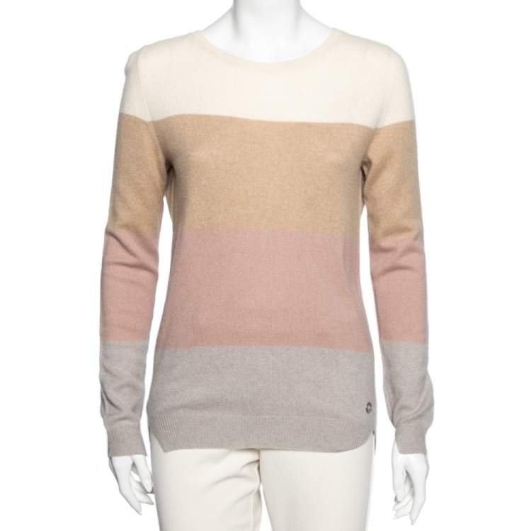 Colorblock hotsell cashmere sweater