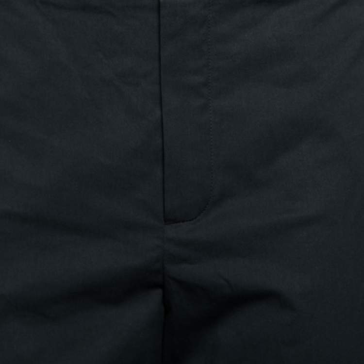 Pre Owned Loro Piana Navy Blue Cotton Trouser M