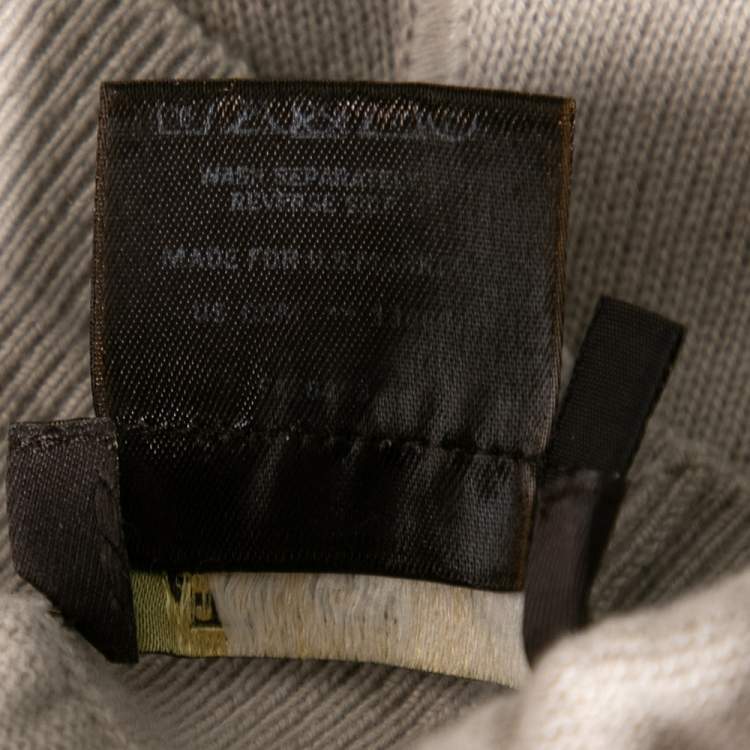 Pre Owned Loro Piana Beige Cashmere Waist Tie Detail Joggers S