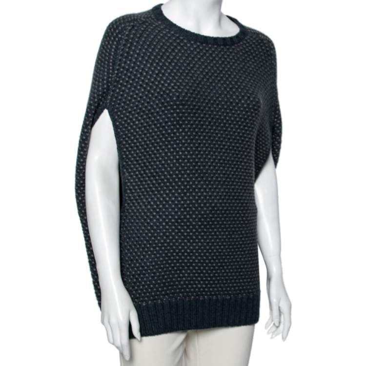 Pre Owned Loro Piana Blue Cashmere Knit Sweater M