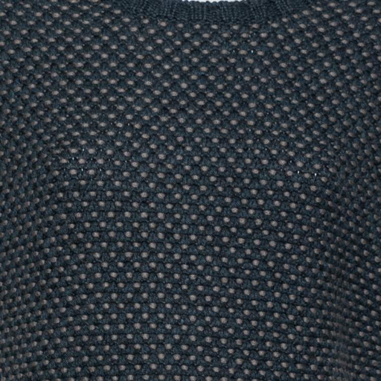 Pre Owned Loro Piana Blue Cashmere Knit Sweater M