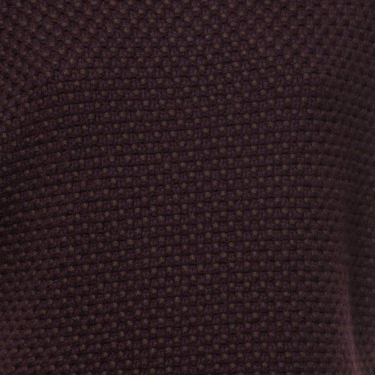 Pre Owned Loro Piana Purple Baby Cashmere Sweater Vest M