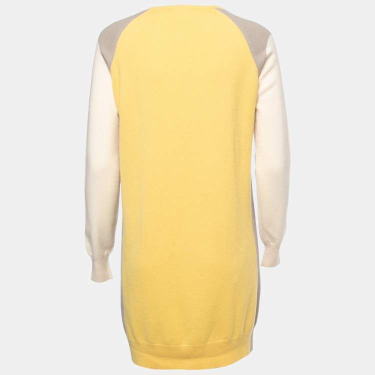 Pre Owned Loro Piana Multicolor Colorblock Baby Cashmere Long Jumper M