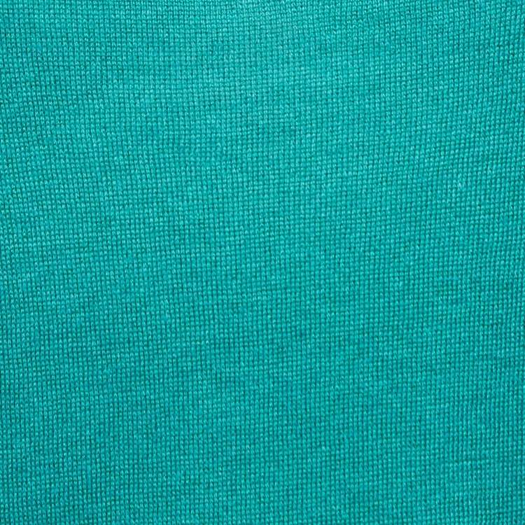 Pre Owned Loro Piana Green Linen Blend Tank Top S
