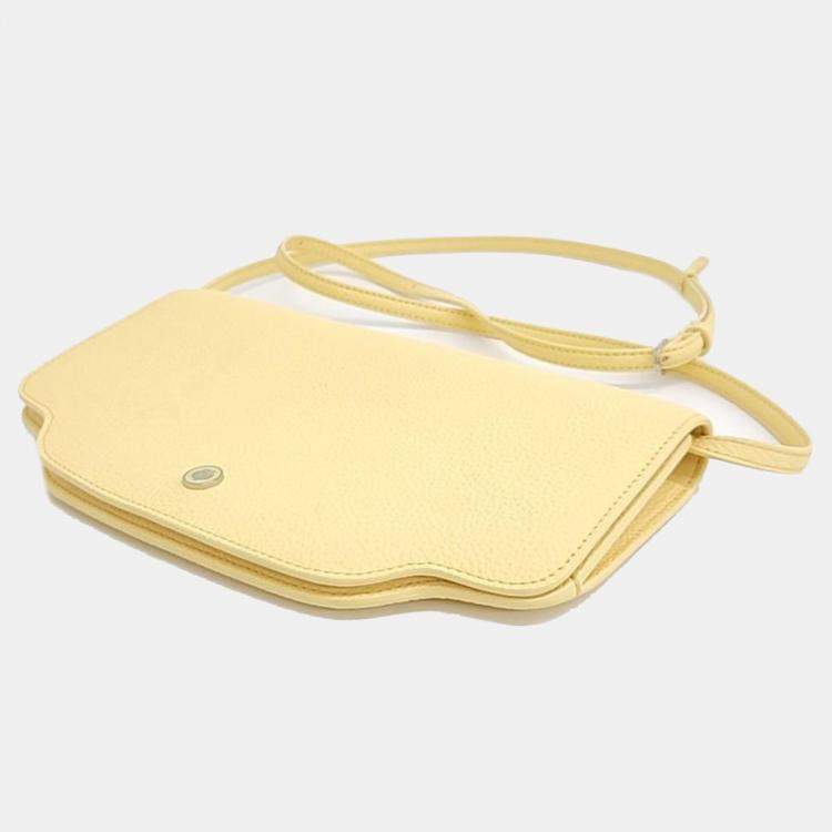 Pre Owned Loro Piana Secia Cutch And Shoulder Bag