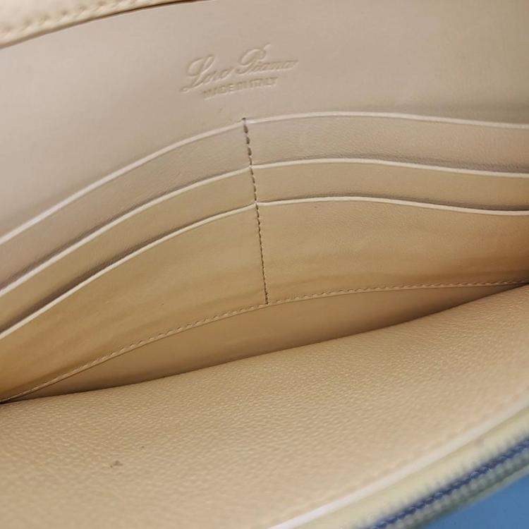 Pre Owned Loro Piana Secia Cutch And Shoulder Bag