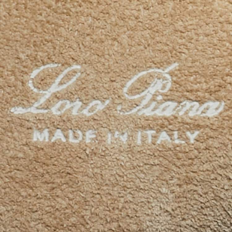 Pre Owned Loro Piana Light Green Leather Micro Bale Bucket Bag