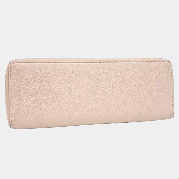 Pre Owned Loro Piana Pink Leather Extra Bag L27