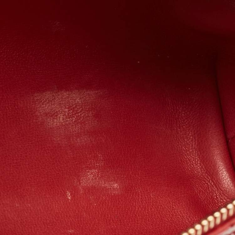 Pre Owned حقيبة إضافية لورو بيانا L19 جلد نعامة رمادي 