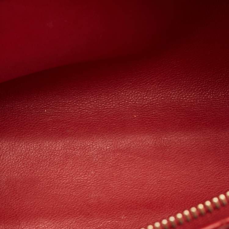 Pre Owned حقيبة إضافية لورو بيانا L19 جلد نعامة رمادي 