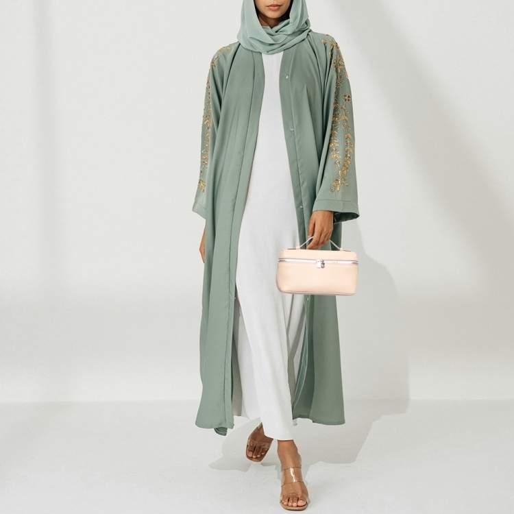 Pre Owned Loro Piana Extra Pocket L19 Pink Leather Pouch Bag