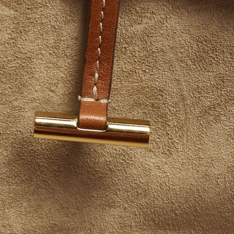 Pre Owned Loro Piana Sesia Micro Brown Leather Tote