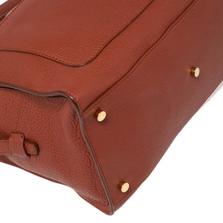 Pre Owned Loro Piana Brown Pebbled Leather Tote