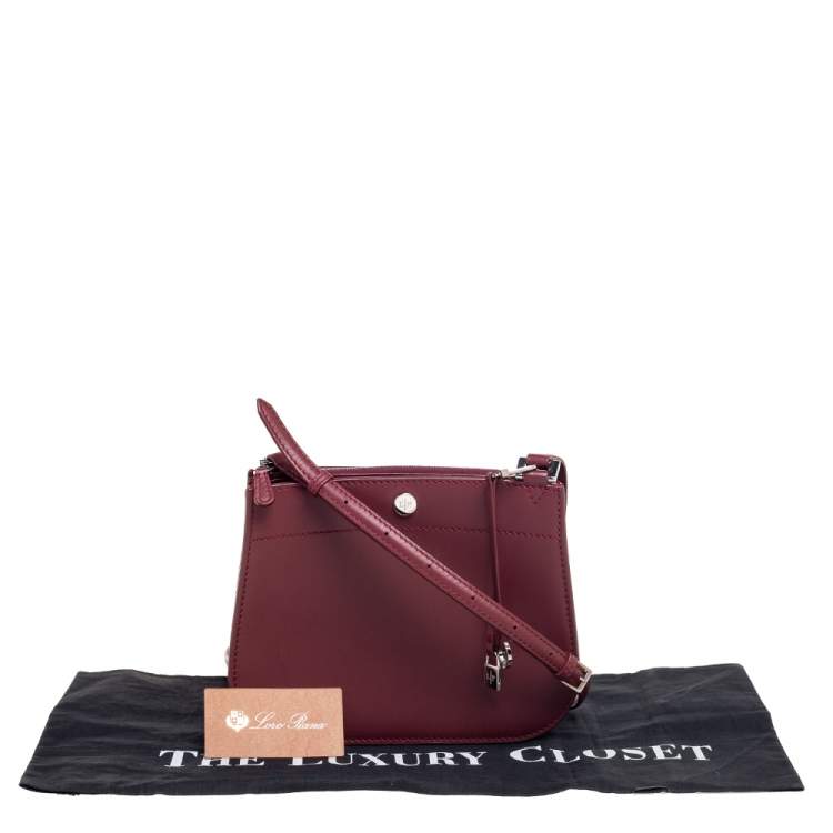 Pre Owned Loro Piana Tri Color Leather and Suede Milky Way Odessa Crossbody Bag