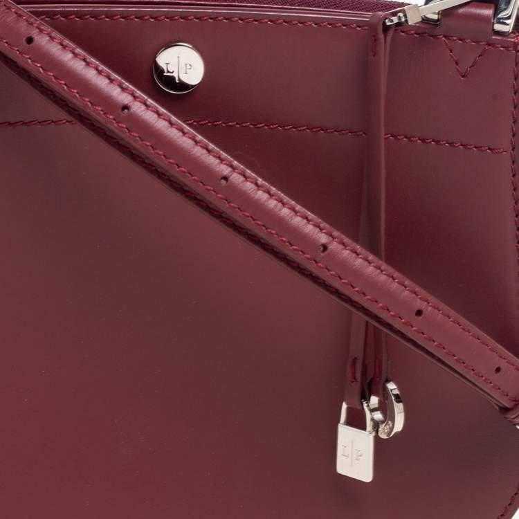 Pre Owned Loro Piana Tri Color Leather and Suede Milky Way Odessa Crossbody Bag