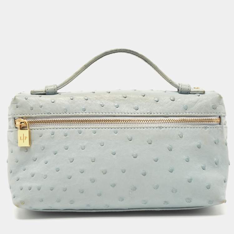 Loro piana L19 designer bags ostrich handbag#designerbags