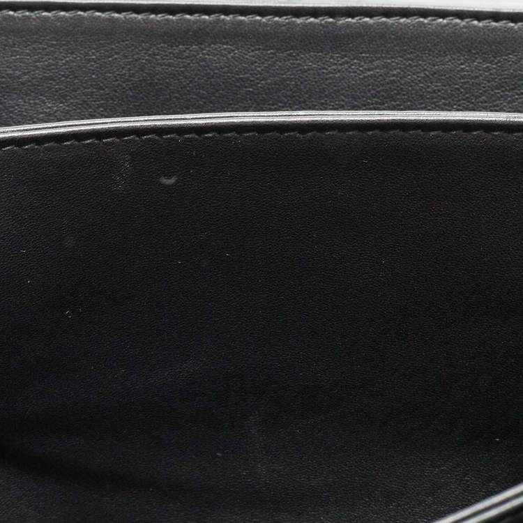 Pre Owned Loro Piana Purple/Navy Blue Felt and Leather Petite Lock-In Shoulder Bag