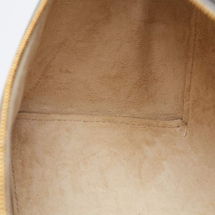 Pre Owned Loro Piana Grey Leather Extra Shoulder Bag