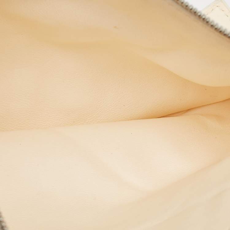 Pre Owned Loro Piana Cream/Black Raffia and Leather Inside Out Tote