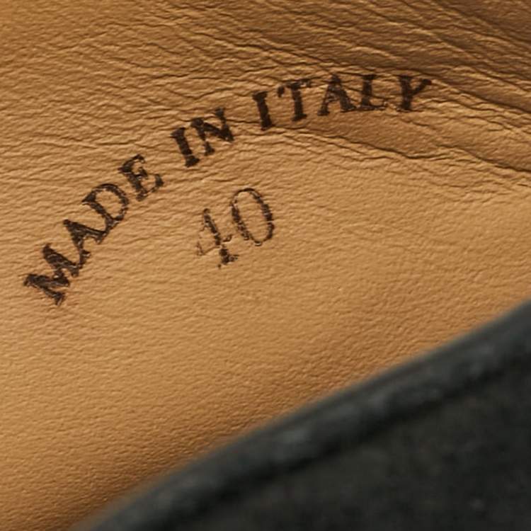 Pre Owned Loro Piana Navy Blue Suede Summer Walk Boots 40