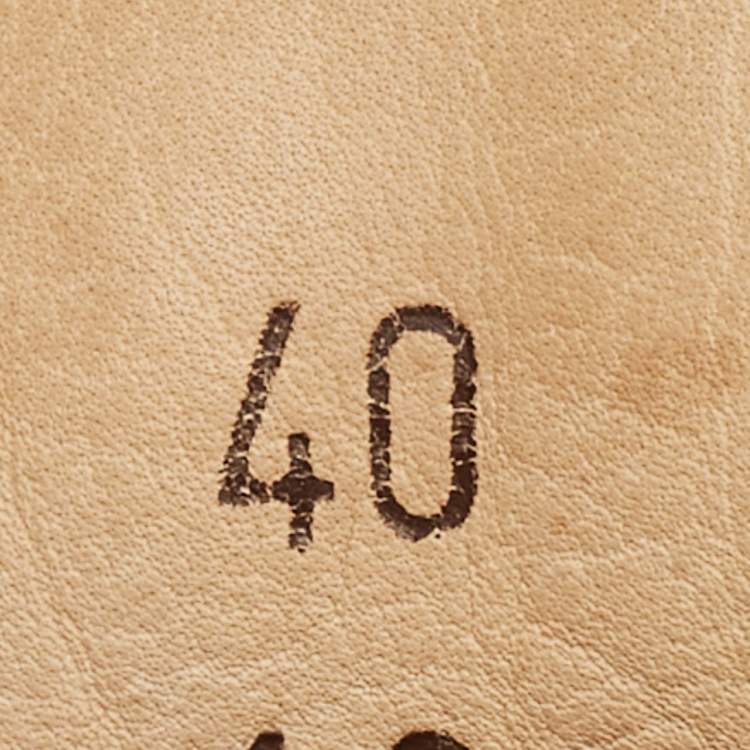 Pre Owned Loro Piana Beige Suede Babouche Charms Walk Mules Size 40