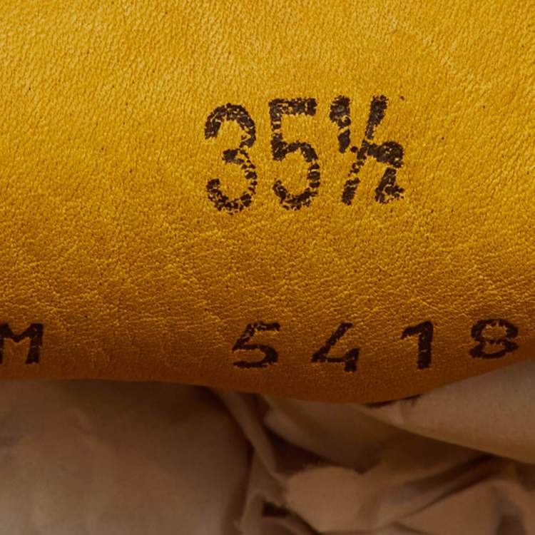 Pre Owned Loro Piana Yellow Suede Summer Charms Walk Slip On Loafers Size 35.5