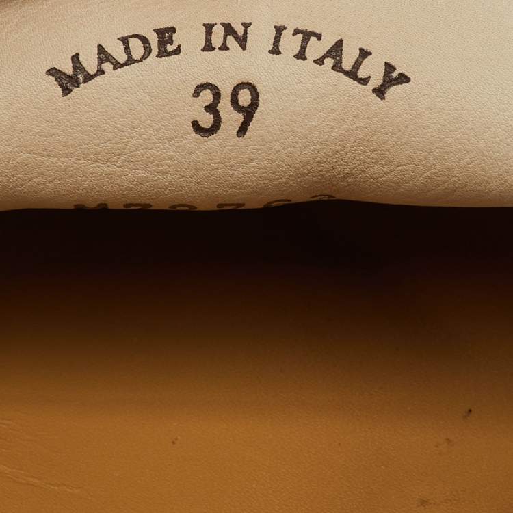 Pre Owned Loro Piana Beige Suede Summer Charms Walk Slip On Loafers Size 39