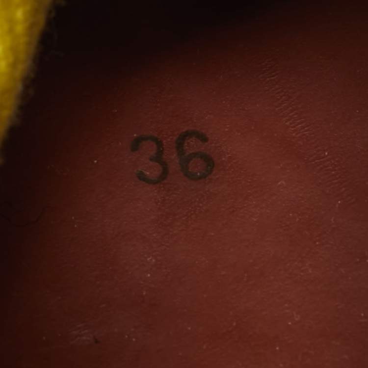 Pre Owned Loro Piana 360 LP Flexy Walk Size 36 Grey Fabric and Suede Low Top Sneakers