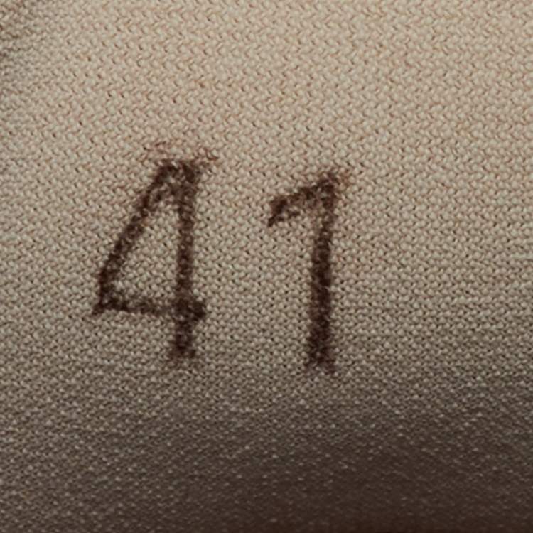 Pre Owned Loro Piana Open Walk Size 41 Light Grey Knit Fabric Ankle Length Boots