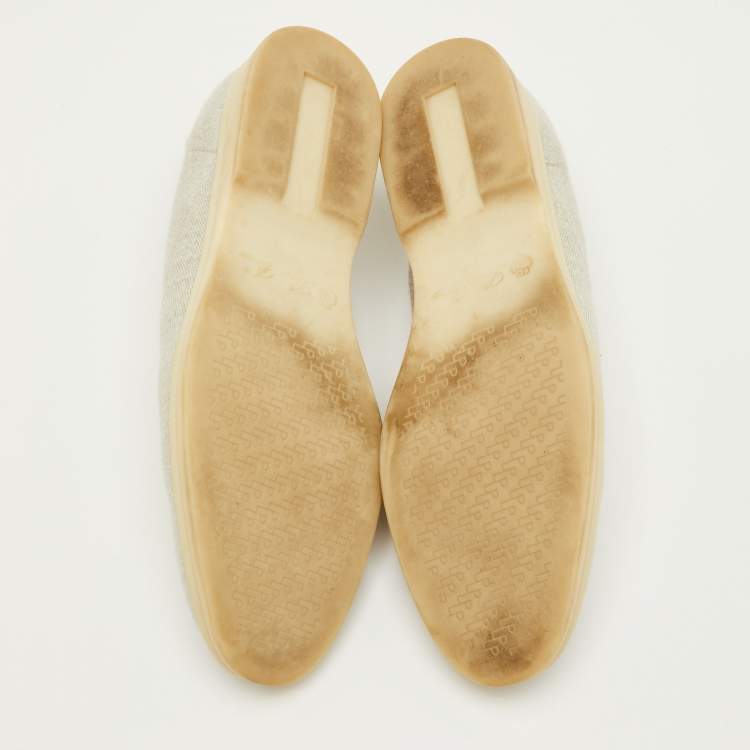 Pre Owned Loro Piana Open Walk Size 41 Light Grey Knit Fabric Ankle Length Boots