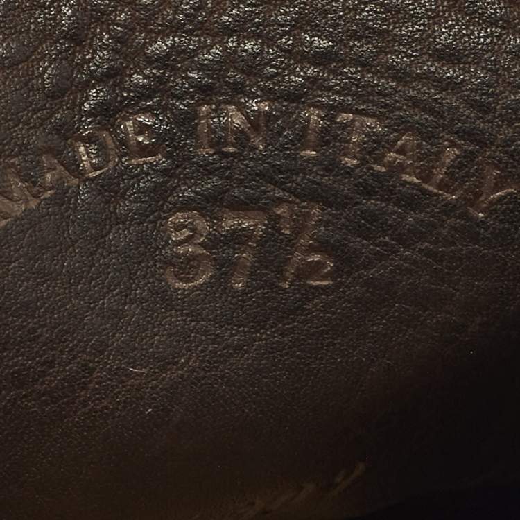 Pre Owned Loro Piana Summer Charms Walk Size 37.5 Dark Brown Suede Loafers