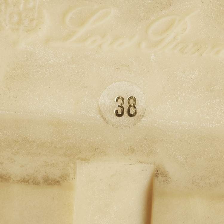 Pre Owned Loro Piana Summer Charms Walk Size 38 Pink Suede Loafers