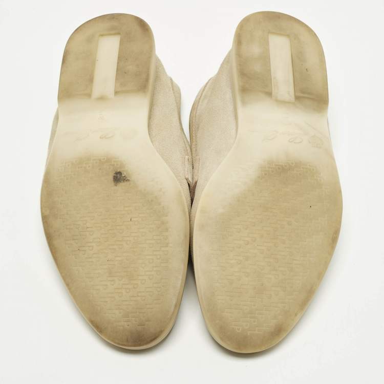 Pre Owned Loro Piana Summer Charms Walk Size 36 Grey Suede Loafers