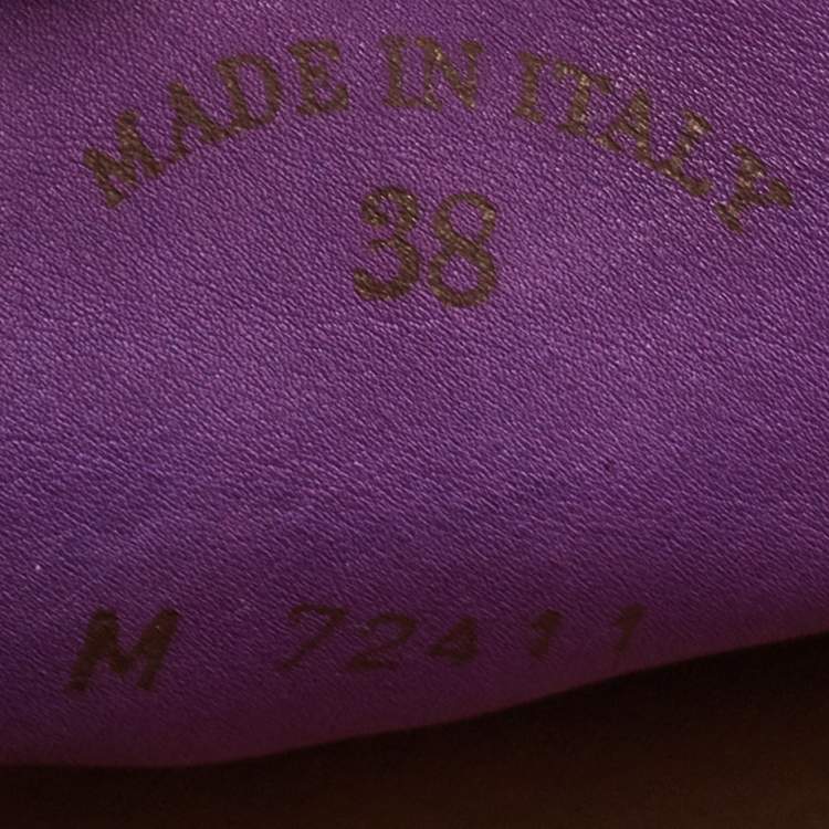 Pre Owned Loro Piana Purple Suede Summer Charms Walk Loafers Size 38