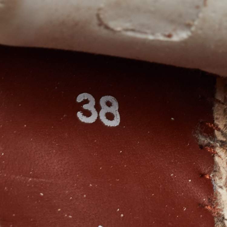 Pre Owned Loro Piana Beige Fabric 360 LP Flexy Walk Low Top Sneakers Size 38