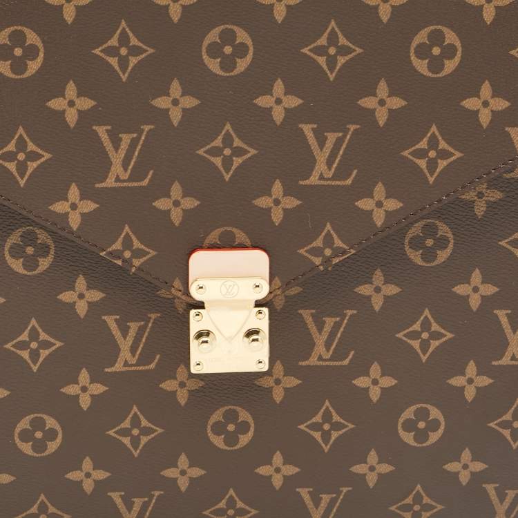 Pre Owned Louis Vuitton Monogram Canvas Mark Folder