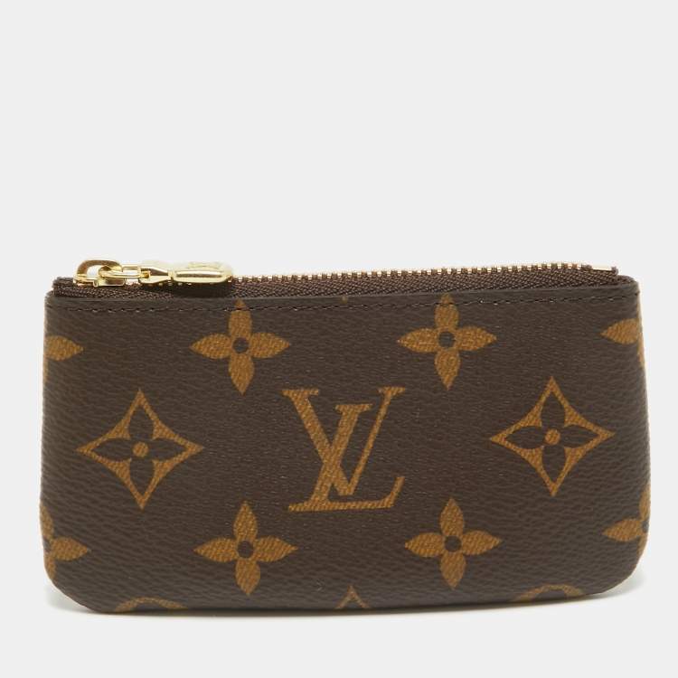 Pre Owned Louis Vuitton Monogram Canvas Key Pouch