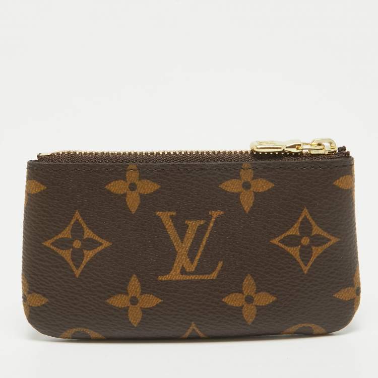 Pre Owned Louis Vuitton Monogram Canvas Key Pouch