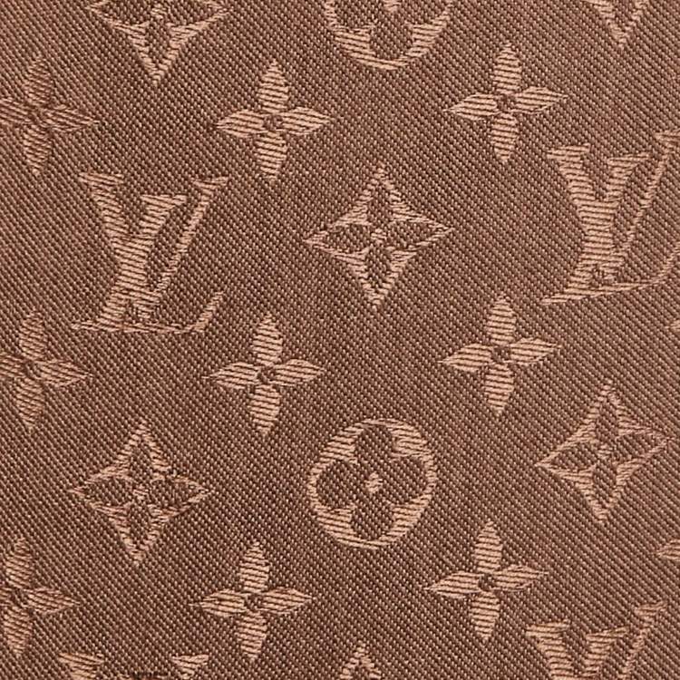 Pre Owned Louis Vuitton Brown Monogram Silk Blend Classic Shawl 