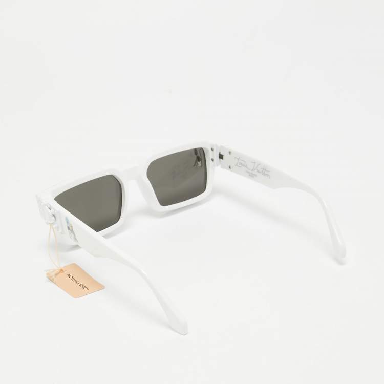 Pre Owned Louis Vuitton White/Grey Z1440E 1.1 Millionaires Sunglasses